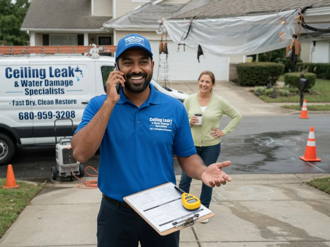 Ceiling Leak Cleanup Nash, TX FAQs